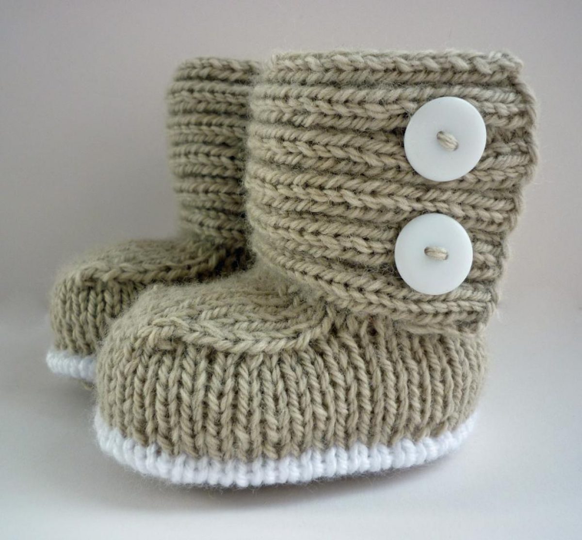 knitted baby cowboy boots