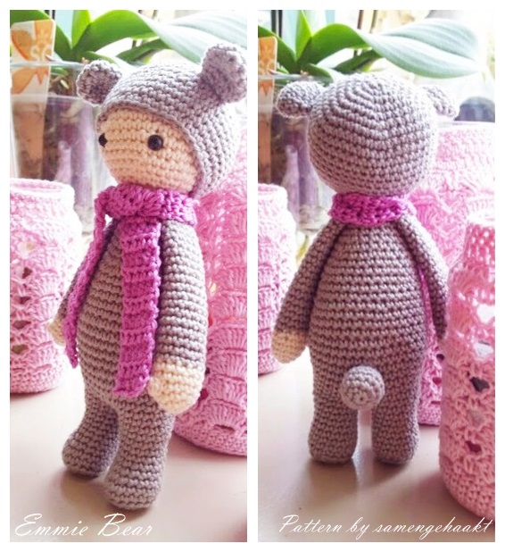 Amigurumi Bear Emmie (Lalylala)-Free Pattern