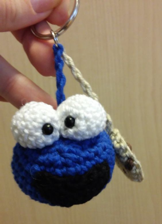 Amigurimi Cookie Monster - Knittting Crochet