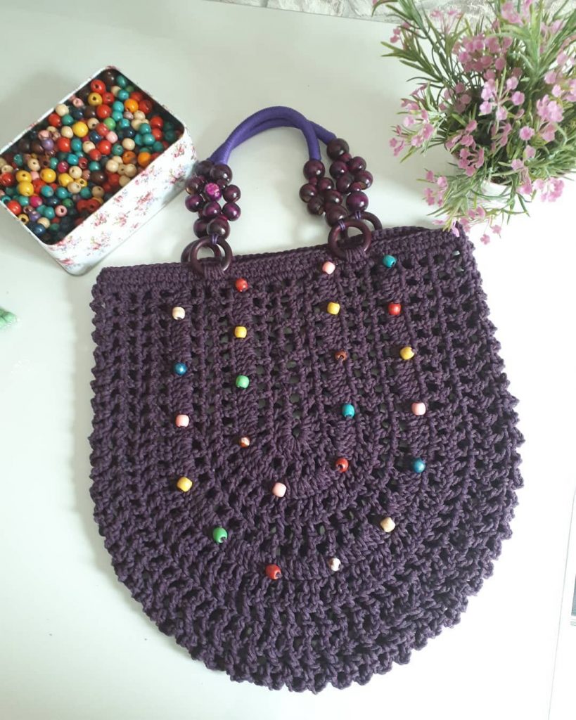 Hand knitted bags patterns Knittting Crochet