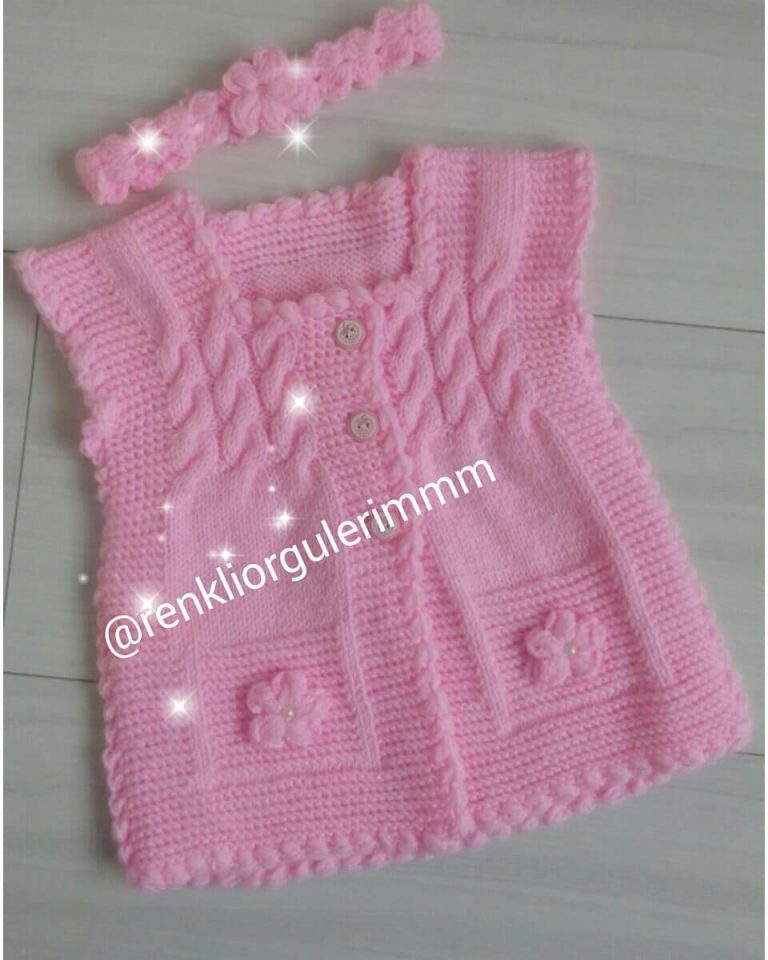 The most beautiful baby vest knitting patterns - Knittting Crochet