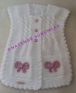 The most beautiful baby vest knitting patterns - Knittting Crochet