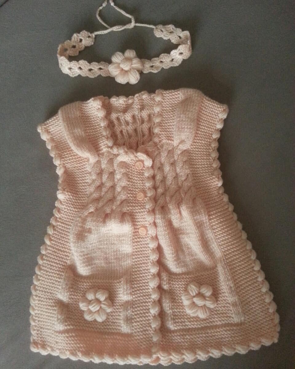 The most beautiful baby vest knitting patterns - Knittting Crochet