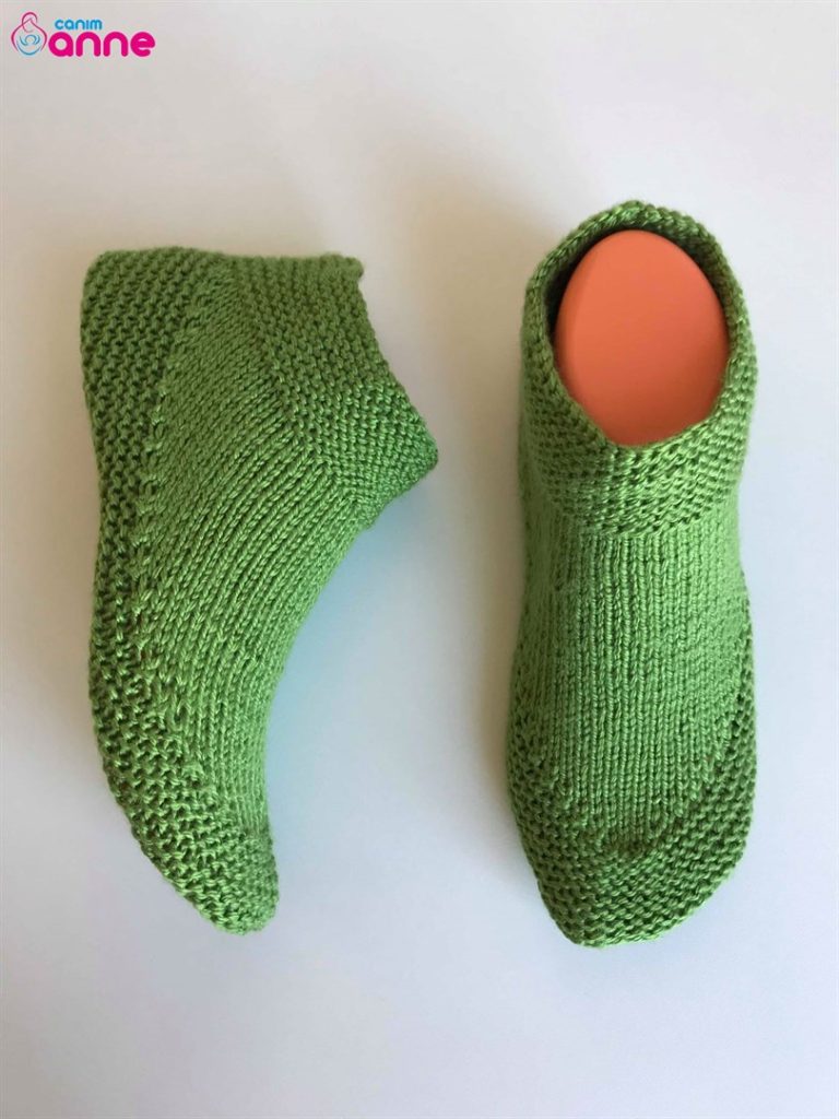 15-minute patterned booties - Knittting Crochet