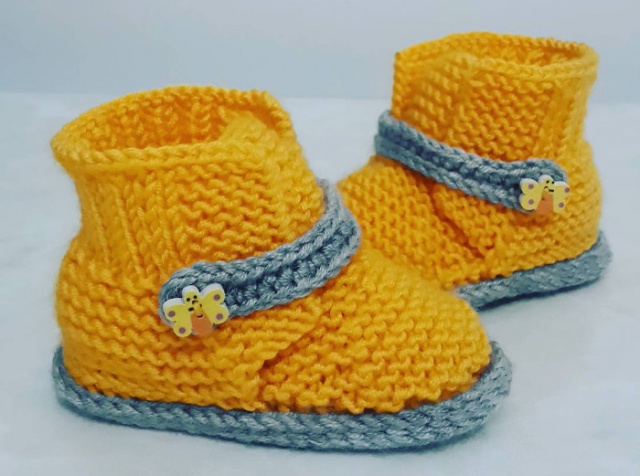 Examples of the Most Beautiful Baby Booties 2019 - Knittting Crochet